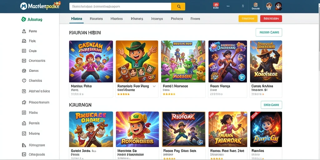 Tangkapan layar mode permainan tim yang kompetitif.