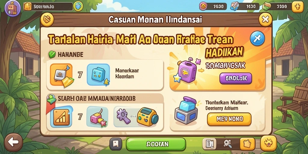 Keseruan permainan dalam berbagai mode yang seru.